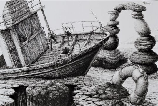 relitto  giorgio piccinno artista contemporáneo salento italia